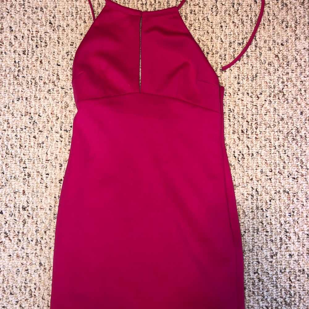 Pink bodycon dress